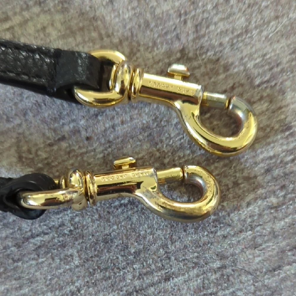 Marc Jacobs Black Leather Crossbody Bag E-the Squeeze - Picture 2 of 9